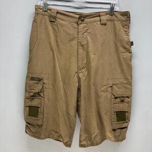 LG Originals Mens Cargo Shorts Size 34 High Rise Wide Leg Spring Summer Outdoors